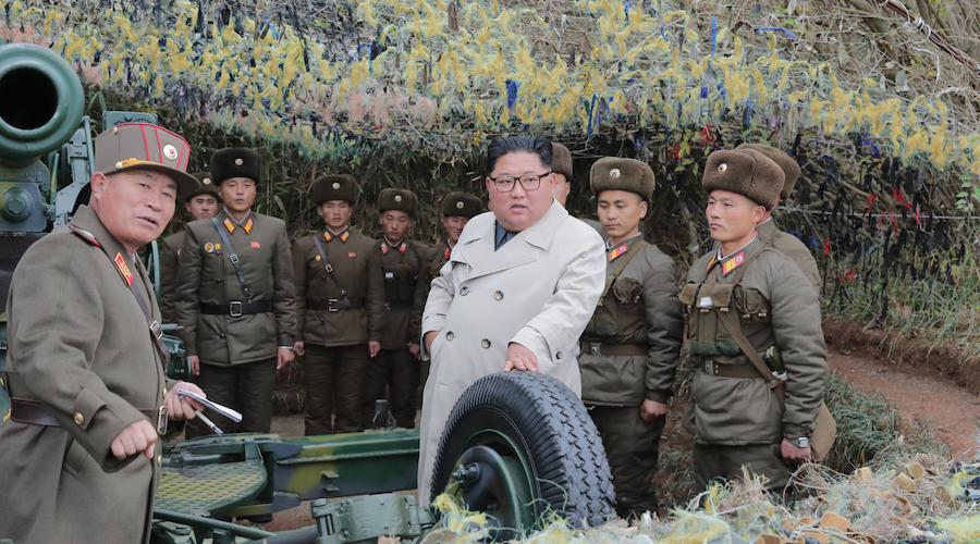 Kim Jong Un visits frontline units, orders military to step-up “war-like” drills