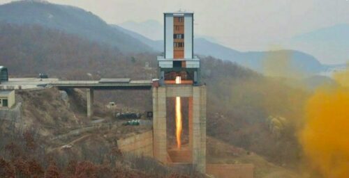 North Korea conducted rocket “engine test” over the weekend, South says