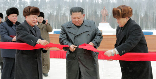 North Korea unveils newly-reconstructed “utopia” town in Samjiyon