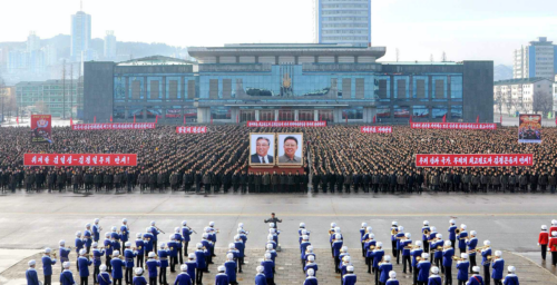 North Koreans pledge to “break through the barriers” at country-wide rallies
