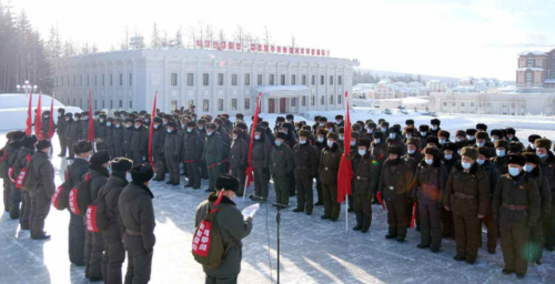 Echoing Kim Jong Un, North Korean lawmakers scale symbolic Mount Paektu