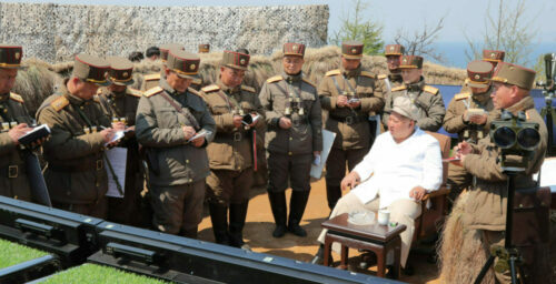 Kim Jong Un oversees artillery exercises ahead of key parliamentary meeting