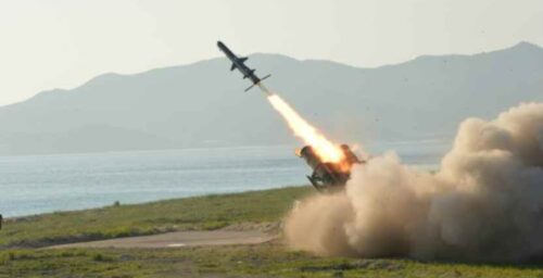 US stresses sanctions after North Korea tests two cruise missiles