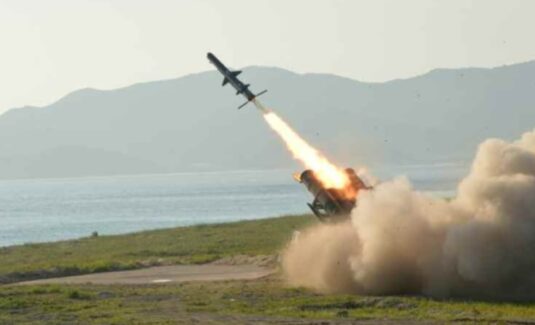 US stresses sanctions after North Korea tests two cruise missiles