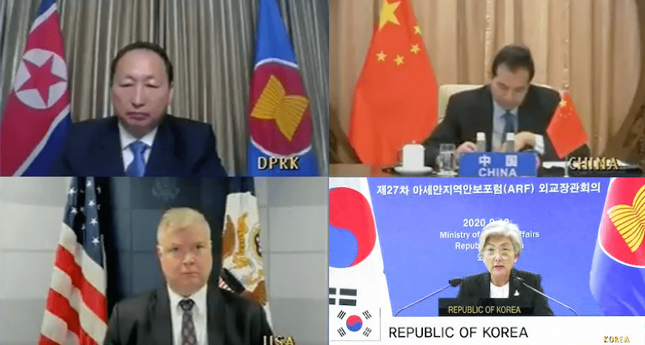 Top officials of the two Koreas and US virtually attend ASEAN Regional Forum