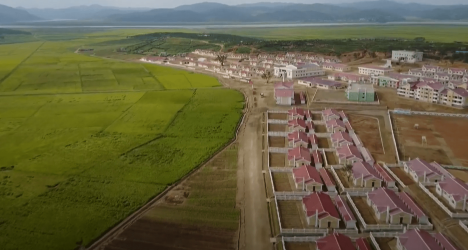 New cookie-cutter homes show North Korea’s ‘socialist fairyland’ aesthetic