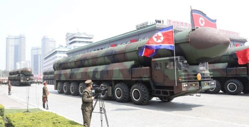 North Korea may parade more than a dozen new heavy missile launchers on Oct. 10