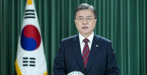 Moon’s reaction to shooting victim’s death risks his party’s time in office