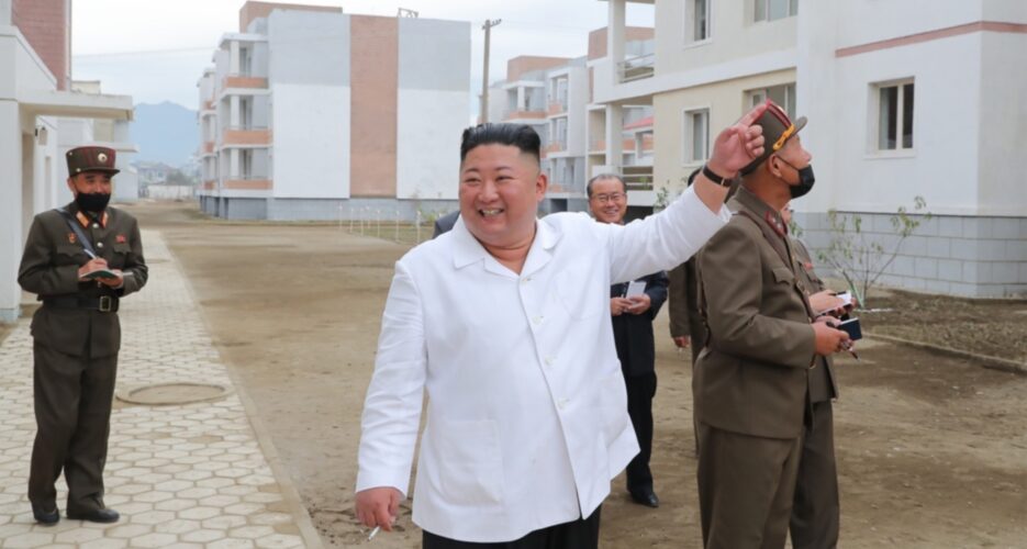 North Korean leader laments ‘monotonous’ designs of new homes built after floods