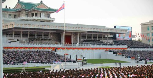 Signs of military parade detected in Pyongyang on Sunday night, JCS says
