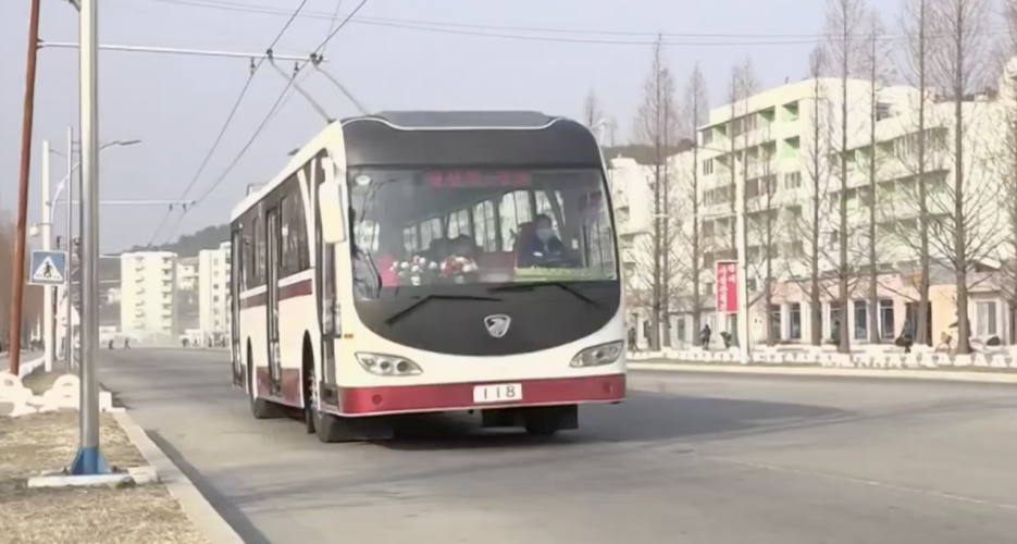 North Korea touts new electric trolleybuses ahead of massive beach resort debut