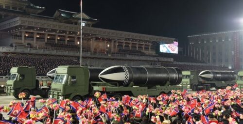 ‘World’s strongest weapon’: North Korea touts new missile at military parade