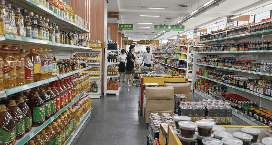 Once lush with products, North Korean supermarkets are now barren and deceptive