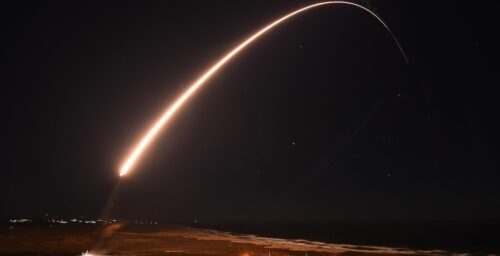 US ballistic missile test sends a hostile message to North Korea, experts say