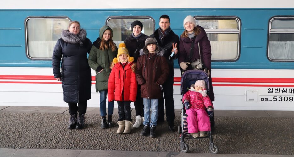 Russian man exits North Korea on hand-pushed trolley, calls it ‘big adventure’