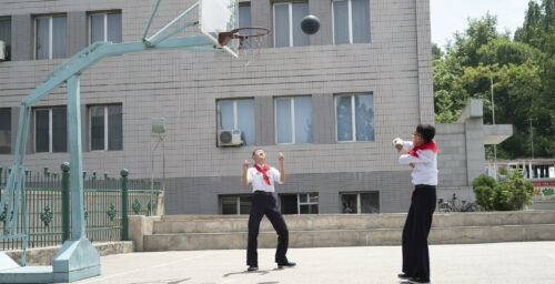Horses and hoops: Photos capture North Korean spring before the COVID-19 era