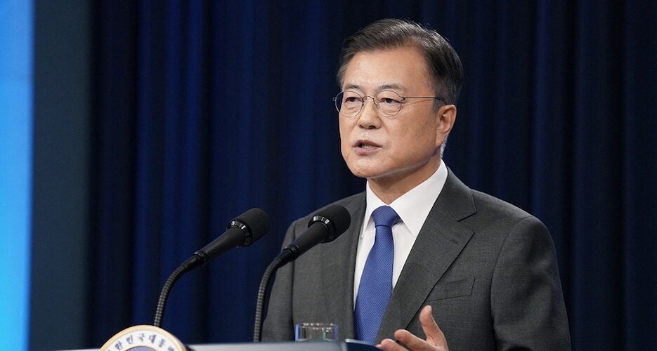 South Korean president once more pitches COVID-19 cooperation to Pyongyang