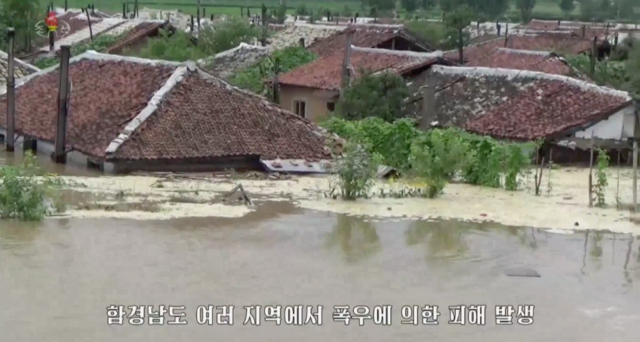 Over 1,000 homes destroyed from flooding this week, North Korean media says