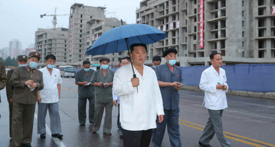 Kim Jong Un visits construction site for new luxury apartments in Pyongyang