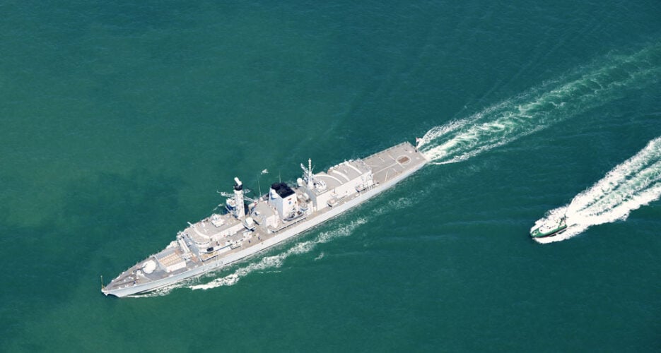UK warship spots potential violations of North Korea sanctions in East China Sea