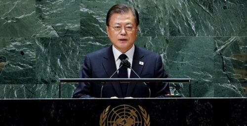 Moon Jae-in again calls for formal end to Korean War in speech at UN