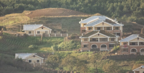 Photos: North Korean harvest, new homes as seen from South’s new border lookout