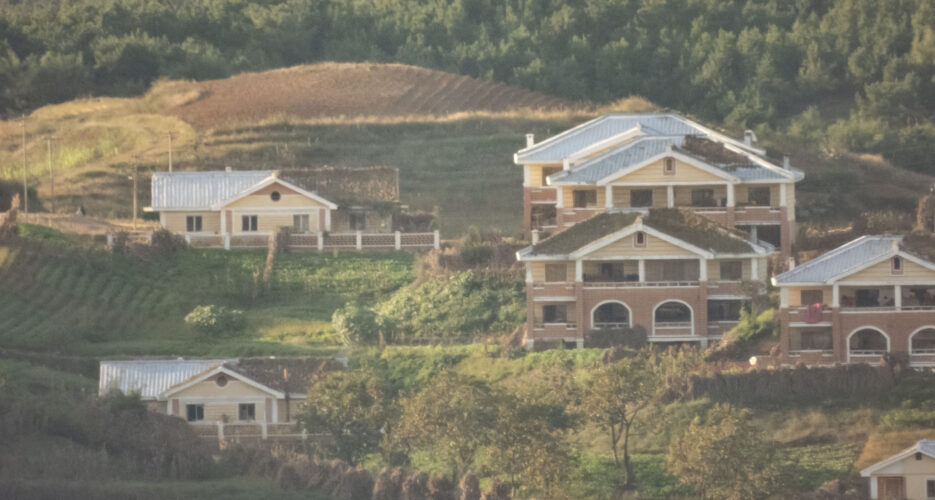 Photos: North Korean harvest, new homes as seen from South’s new border lookout