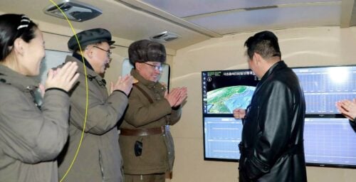 Kim Yo Jong unusually prominent at North Korea’s latest hypersonic missile test