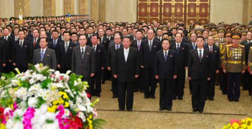 Kim Jong Un visits shrine to offer ‘new year greetings’ to late former leaders