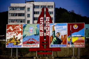 On a wartime footing: North Korea’s ubiquitous military propaganda — in photos