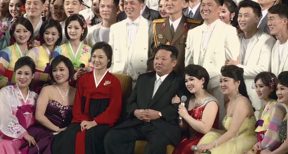 North Korean leader appears with wife in public for first time in 5 months