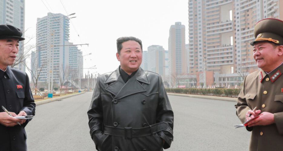 Kim Jong Un visits mega skyscraper project in Pyongyang ahead of April opening