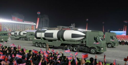 North Korea shows off apparent new solid fuel missile