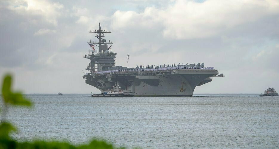 US aircraft carrier conducts drills with Japan following North Korean ICBM test