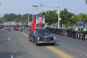 Tens of thousands line Pyongyang streets for funeral amid COVID lockdown