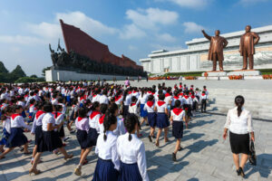 Life imitating art: How North Korean propaganda shapes children — in photos