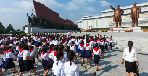 Life imitating art: How North Korean propaganda shapes children — in photos