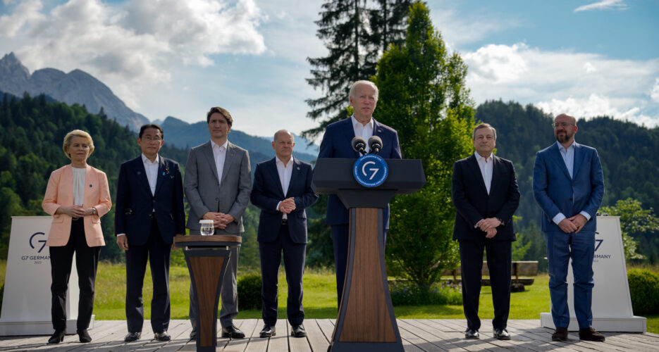 G7 leaders urge full implementation of UN sanctions against North Korea
