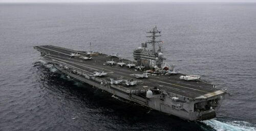 US and South Korea conduct combined military drills with aircraft carrier