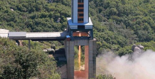 North Korea appears to test rocket engine at main spaceport: Imagery