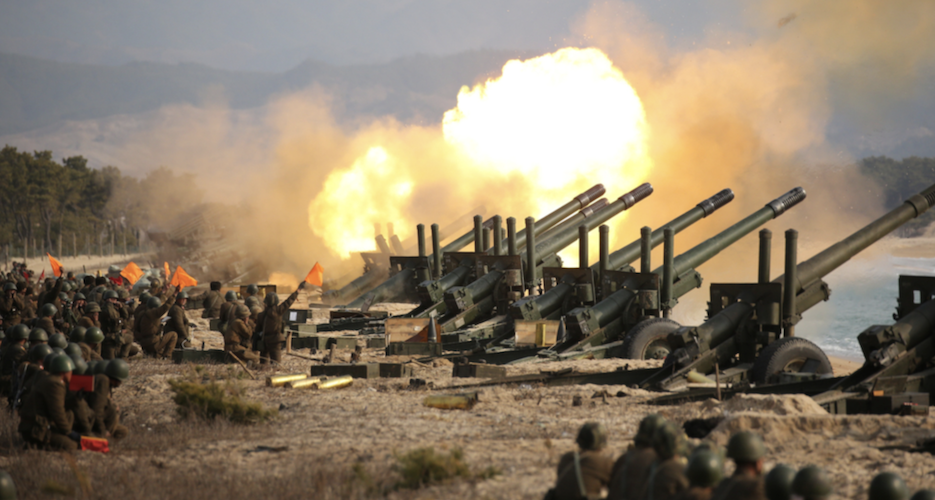 North Korea fires artillery near border in ‘warning’ over South Korean drills