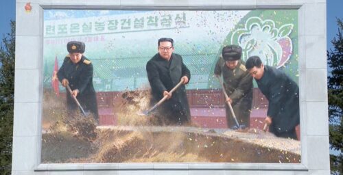 North Korea reveals first mural of Kim Jong Un in personality cult upgrade