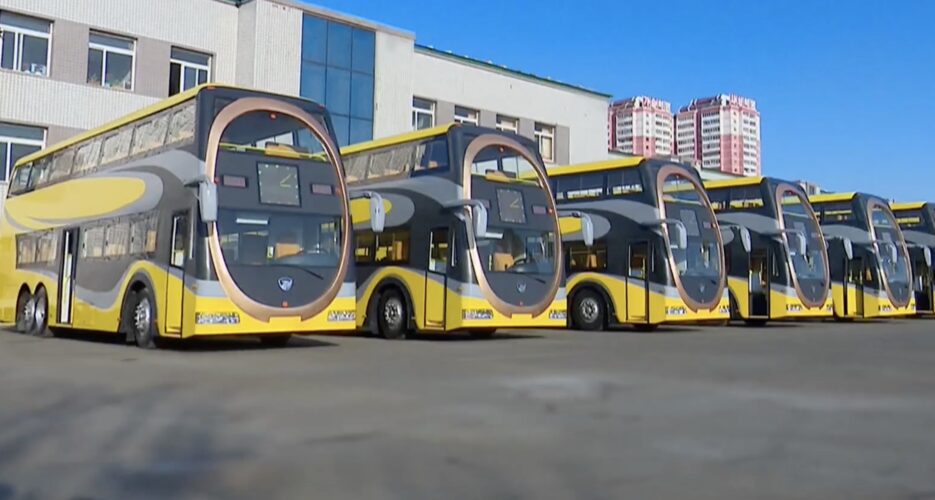 North Korea introduces peculiar new double-decker bus in anti-taxi campaign
