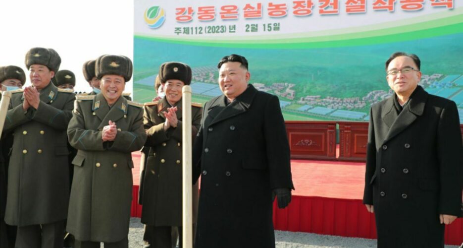 Kim Jong Un opens construction on major housing and farm projects in capital