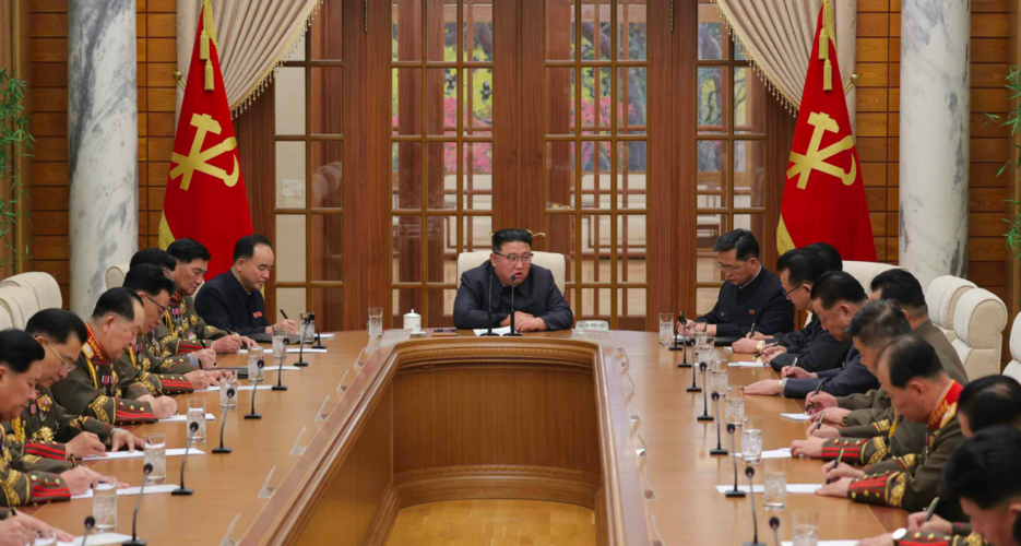 Kim Jong Un leads military meeting on ‘powerfully’ responding to US-ROK drills
