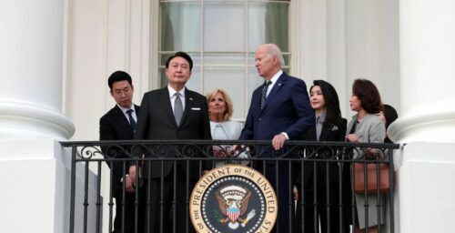 US, South Korea say they want unified peninsula that is ‘free and at peace’