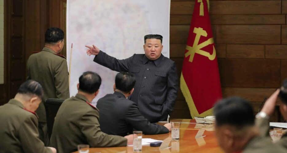 Kim Jong Un reviews ‘attack plans’ on South Korea at top military meeting