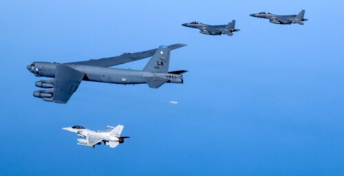 US and ROK conduct bomber drill to deter North Korean aggression, Seoul says