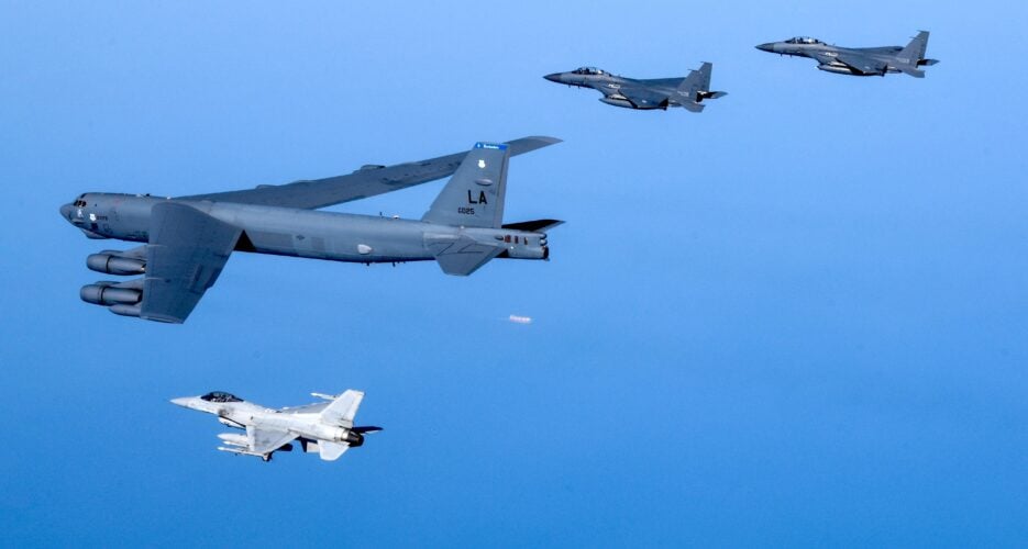 US and ROK conduct bomber drill to deter North Korean aggression, Seoul says