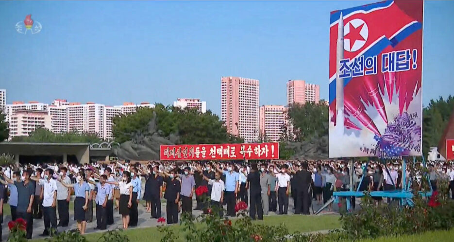 North Korea stirs anti-US frenzy with new posters, burns Biden and Yoon effigies